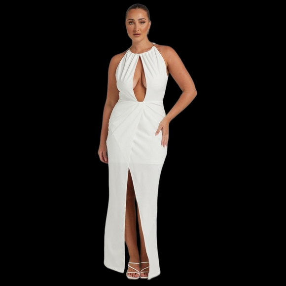 ⏳️ Today Only *** 🏷 NWT | White Dress Size 8 (L) - Picture 1 of 5